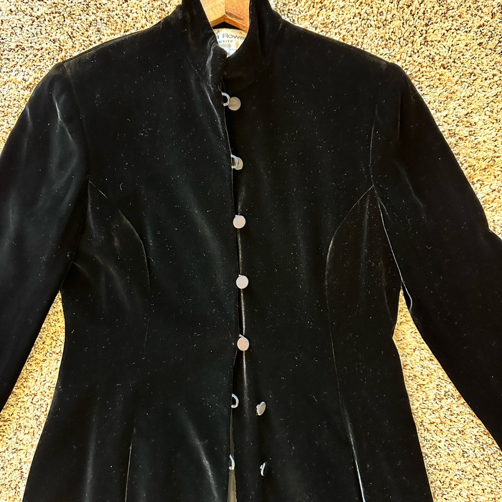 Rena Rowan Vintage Velvet Opera Coat